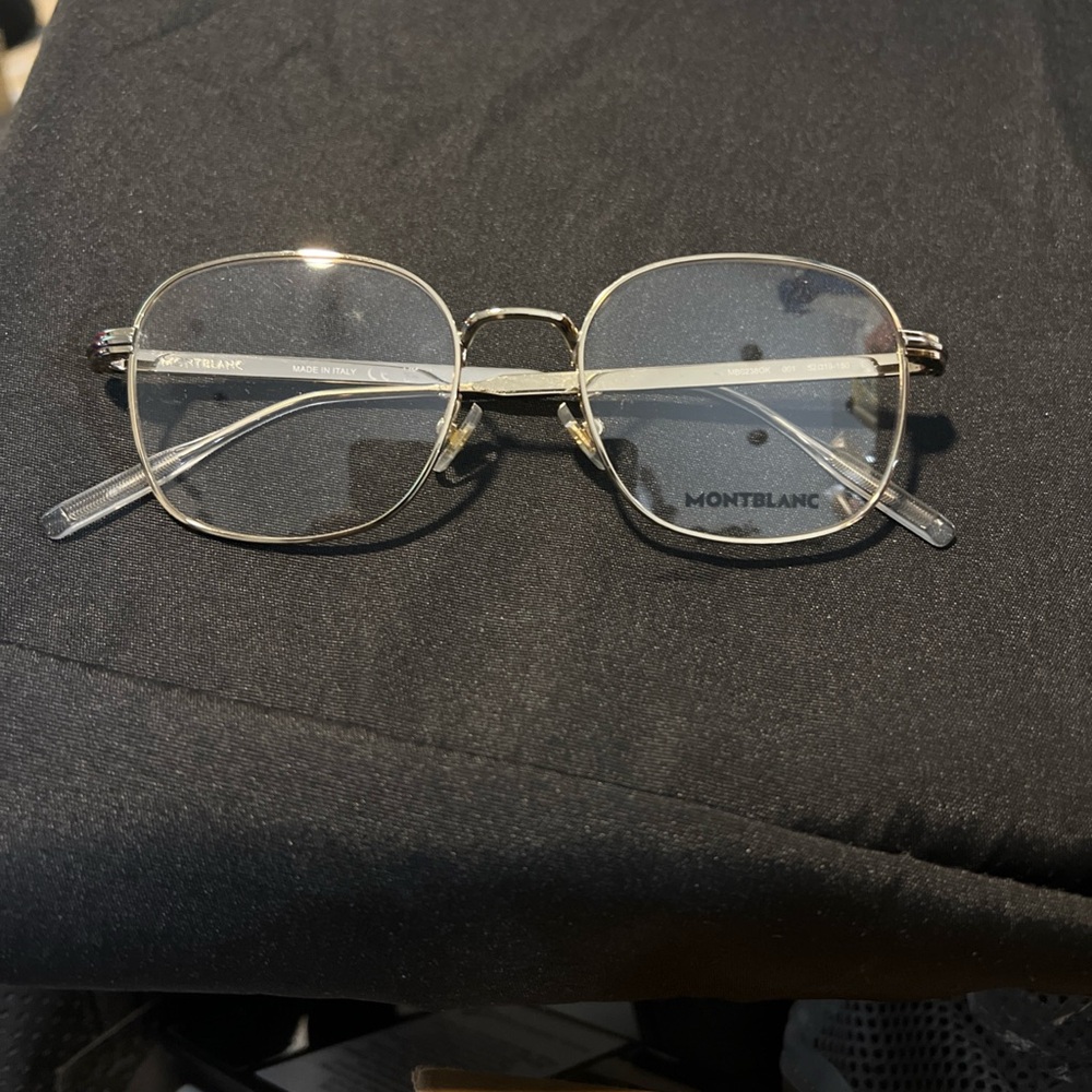 Montblanc Gold Frame Glasses